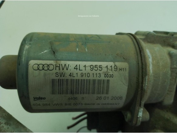 4L1955023F, 4L1955119 MOTOR LIMPIAPARABRISAS DEL AUDI Q7 (4LB)|Desguaces La Cabaña