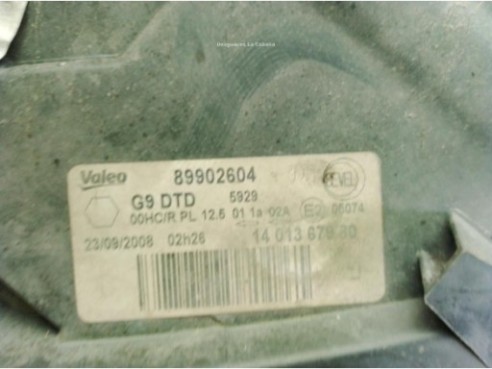 6206L0, 1401367980 FARO DERECHO CITROEN JUMPY|Desguaces La Cabaña