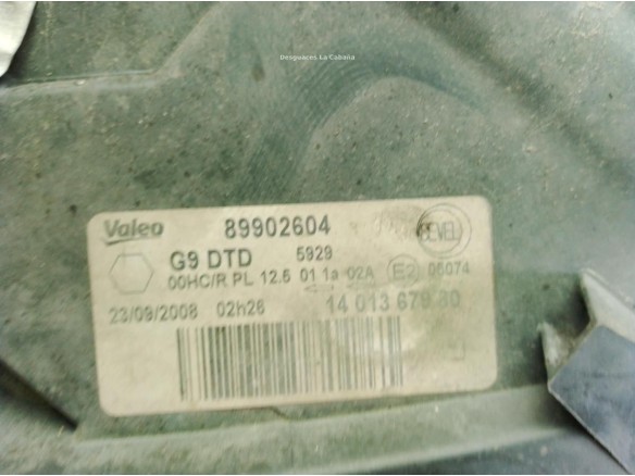6206L0, 1401367980 FARO DERECHO CITROEN JUMPY|Desguaces La Cabaña