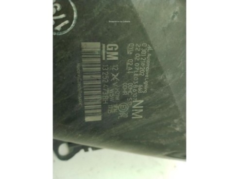 93179911, 13252473 FARO DERECHO OPEL ZAFIRA B (A05)|Desguaces La Cabaña