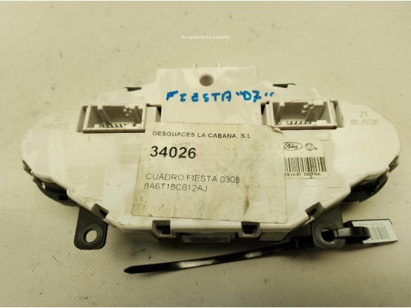8A6T18C612AJ, CUADRO INSTRUMENTOS FORD FIESTA V (JH_, JD_)|Desguaces La Cabaña