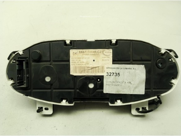 8A6T10849CJ, CUADRO INSTRUMENTOS FORD FIESTA VI|Desguaces La Cabaña