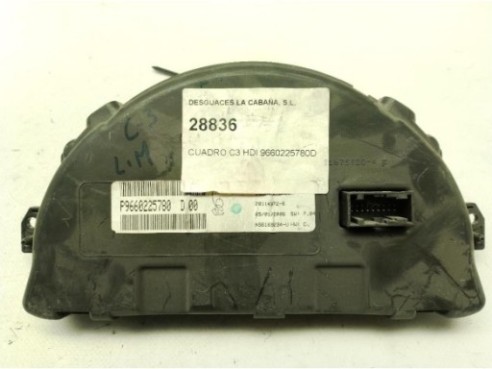 9660225780D, CUADRO INSTRUMENTOS CITROEN C2 (JM_)|Desguaces La Cabaña