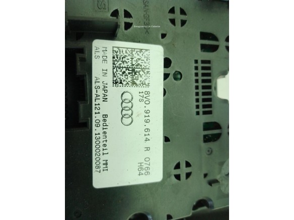 8V0919614R MANDO MULTIMEDIA AUDI A3 (8V1, 8VK)|Desguaces La Cabaña