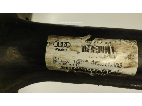 7L0499030T CUNA MOTOR AUDI Q7 (4LB)|Desguaces La Cabaña