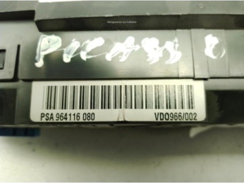 9663755980D, CUADRO INSTRUMENTOS CITROEN C4 Picasso I Limusina (UD_)|Desguaces La Cabaña