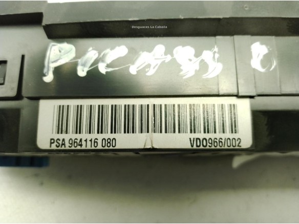 9663755980D, CUADRO INSTRUMENTOS CITROEN C4 Picasso I Limusina (UD_)|Desguaces La Cabaña