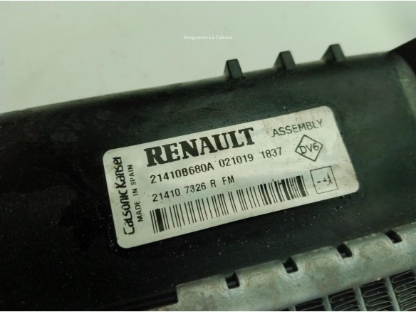 214107326R RADIADOR AGUA RENAULT CAPTUR (J5_, H5_)|Desguaces La Cabaña
