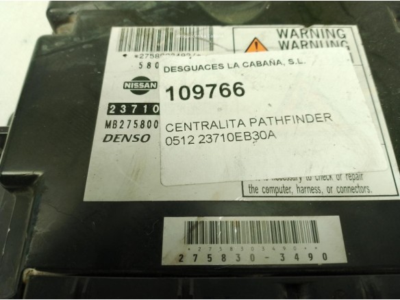 23710EB30A, CENTRALITA MOTOR NISSAN PATHFINDER III (R51)|Desguaces La Cabaña