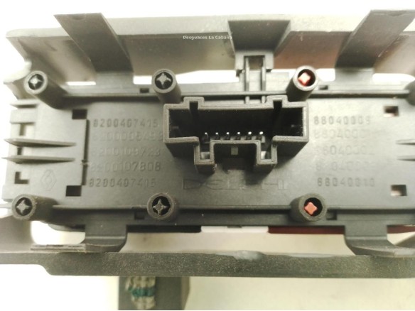 INTERRUPTOR WARNING RENAULT SCÉNIC II (JM0/1_)|Desguaces La Cabaña