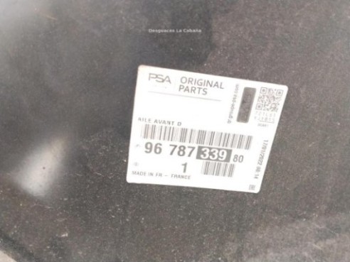 9678733980 ALETA DEL DER PEUGEOT 2008|Desguaces La Cabaña