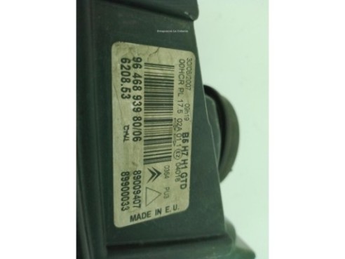 6208L4, 9646893980 FARO IZQUIERDO CITROEN C4 I (LC_)|Desguaces La Cabaña