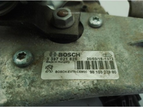 9810327980, MOTOR LIMPIAPARABRISAS DEL PEUGEOT 308 II|Desguaces La Cabaña