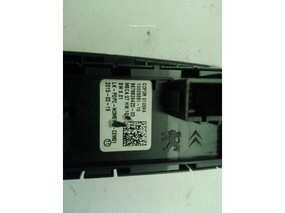 98421760ZD, 96788264ZD MANDO ELEVALUNAS PUERTA LAT DEL IZQ PEUGEOT 308 II|Desguaces La Cabaña