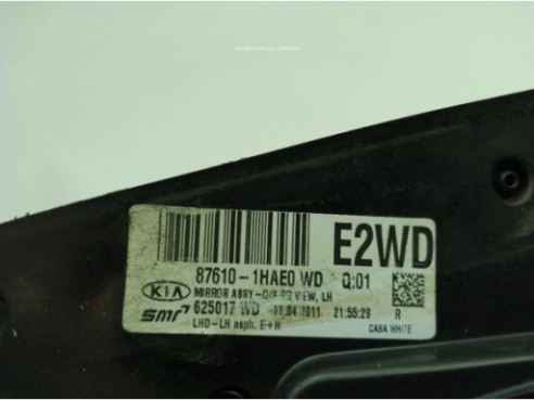 876101HAB0, 876101HAE0 ESPEJO IZQ KIA CEE'D Fastback (ED)|Desguaces La Cabaña
