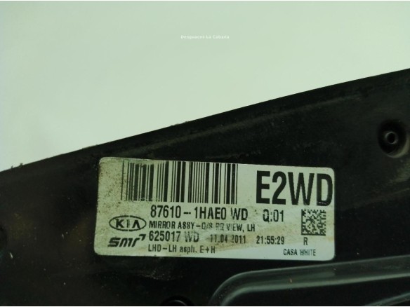 876101HAB0, 876101HAE0 ESPEJO IZQ KIA CEE'D Fastback (ED)|Desguaces La Cabaña
