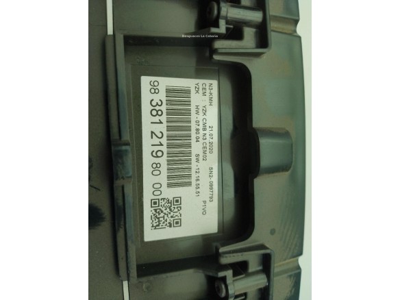 9838121980 CUADRO INSTRUMENTOS OPEL COMBO  LIFE|Desguaces La Cabaña