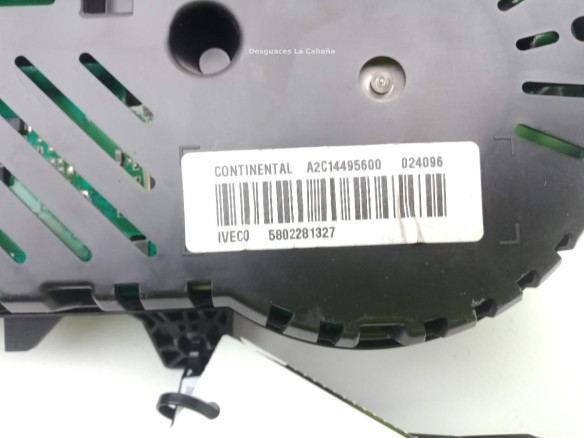 5802281327 CUADRO INSTRUMENTOS IVECO DAILY VI Furgón |Desguaces La Cabaña