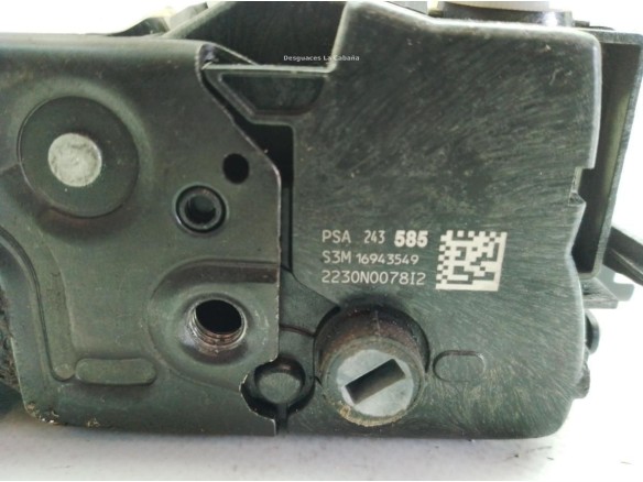 9824358580, 2230N007812 CERRADURA PUERTA LAT TRA DER OPEL COMBO  LIFE|Desguaces La Cabaña