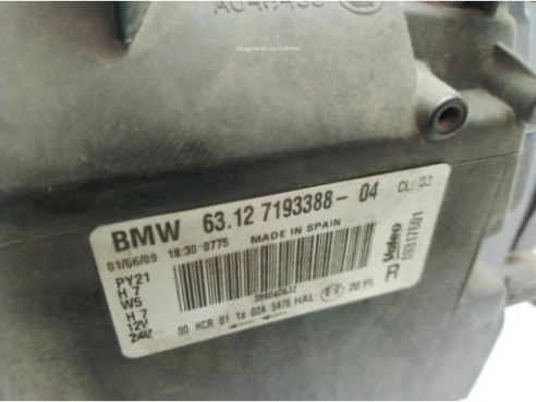 63117193388 FARO DERECHO BMW 1 (E81)|Desguaces La Cabaña
