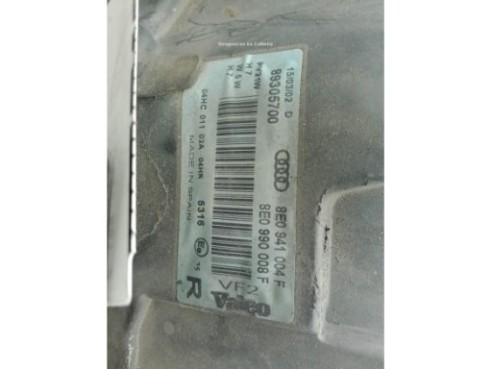8E0941030C FARO DERECHO AUDI A4 (8E2, B6)|Desguaces La Cabaña