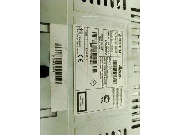 281155590R RADIO RENAULT CAPTUR (J5_, H5_)|Desguaces La Cabaña