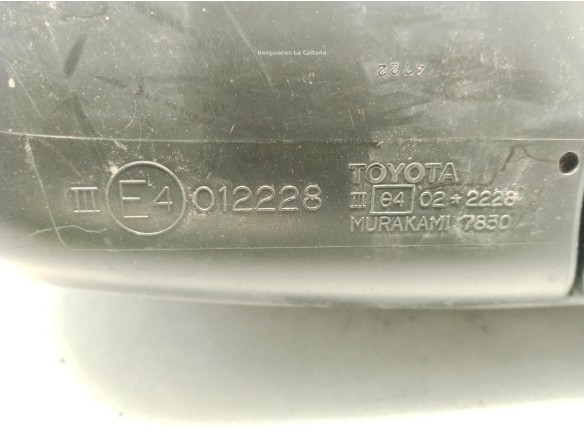 ESPEJO IZQ TOYOTA AVENSIS VERSO (_M2_)|Desguaces La Cabaña