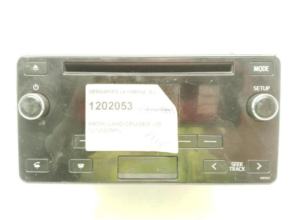 8612060M10, RADIO TOYOTA LAND CRUISER PRADO (_J12_)|Desguaces La Cabaña