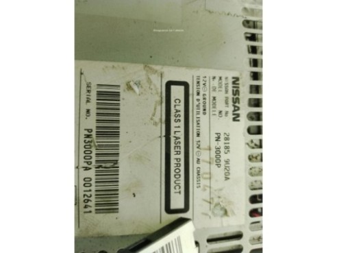 281859U20A, RADIO NISSAN NOTE (E11, NE11)|Desguaces La Cabaña