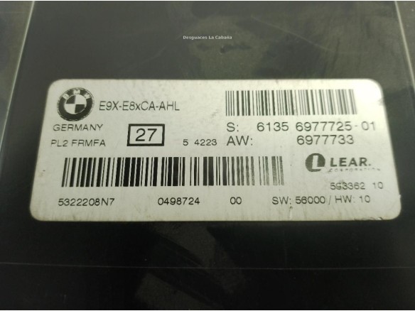 6135697772501 CENTRALITA MULTIFUNCION BMW 3 (E90)|Desguaces La Cabaña