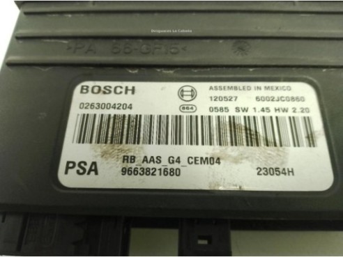 9663821680 CENTRALITA MULTIFUNCION CITROEN C5 III (RD_)|Desguaces La Cabaña