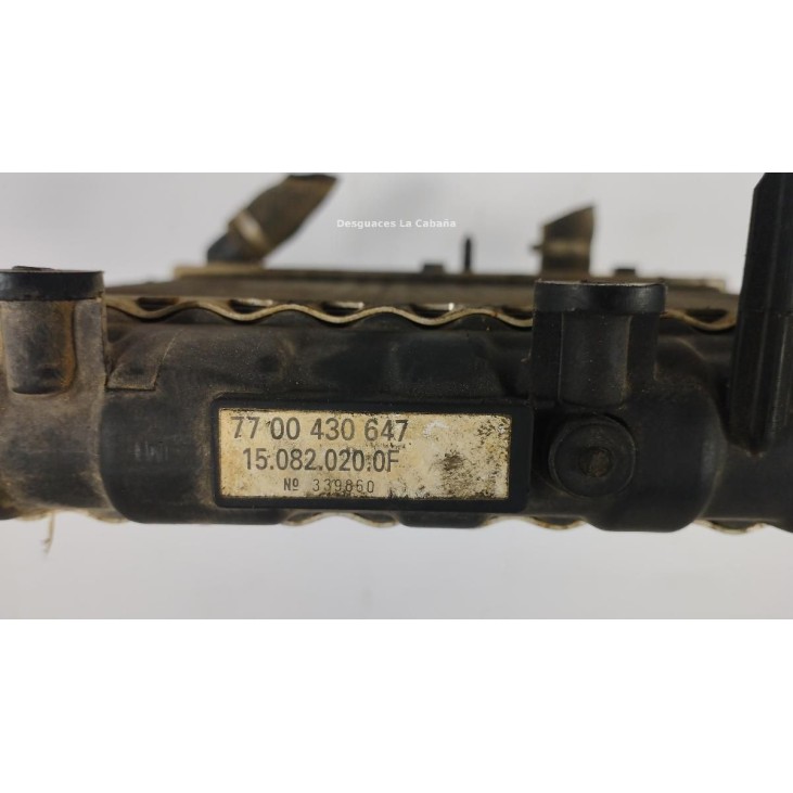 7700430647 RADIADOR AGUA RENAULT CLIO II (BB_, CB_) |Desguaces La Cabaña