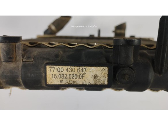 7700430647 RADIADOR AGUA RENAULT CLIO II (BB_, CB_) |Desguaces La Cabaña