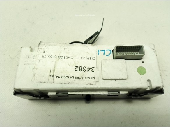 280340017R, DISPLAY RENAULT CLIO III (BR0/1, CR0/1)|Desguaces La Cabaña