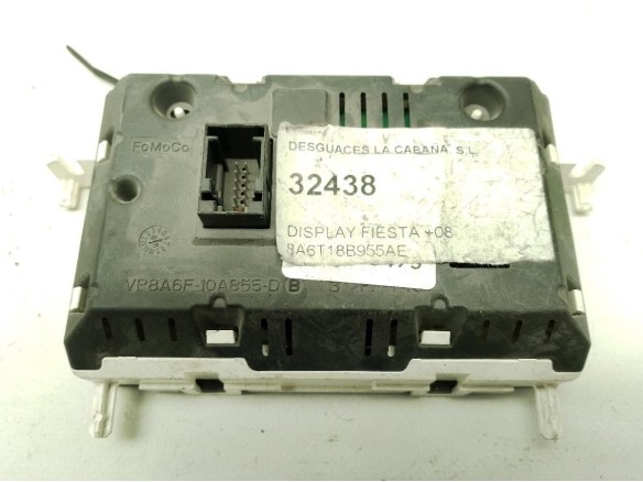 8A6T18B955AE, DISPLAY FORD FIESTA VI|Desguaces La Cabaña