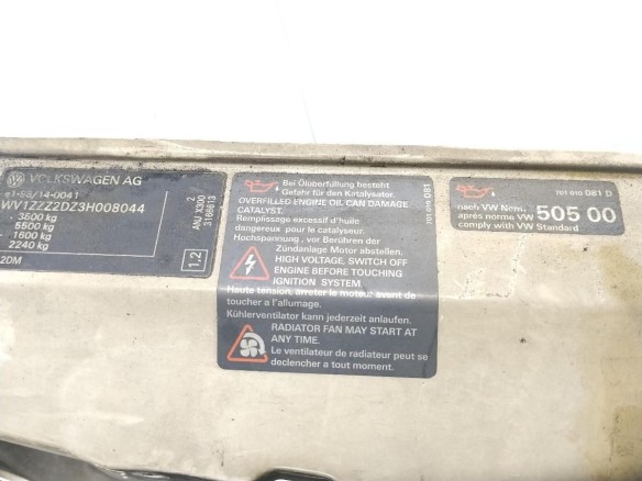 2D0805591 FRENTE VW LT 28-46 II Furgón (2DA, 2DD, 2DH)|Desguaces La Cabaña