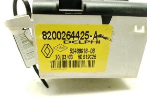 8200264425A, MANDO CLIMA RENAULT VEL SATIS (BJ0_)|Desguaces La Cabaña