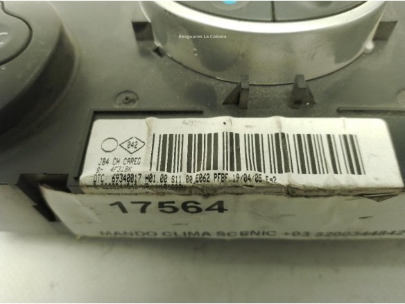 8200344842, MANDO CLIMA RENAULT SCÉNIC III (JZ0/1_)|Desguaces La Cabaña