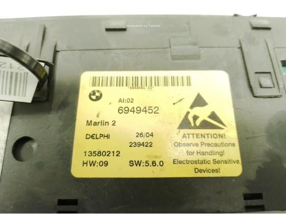 6949452, MANDO CALEFACCION BMW 5 (E60)|Desguaces La Cabaña