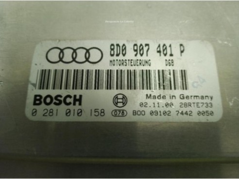 0281001838,8D0907401C, CENTRALITA MOTOR AUDI A4 (8D2, B5)|Desguaces La Cabaña