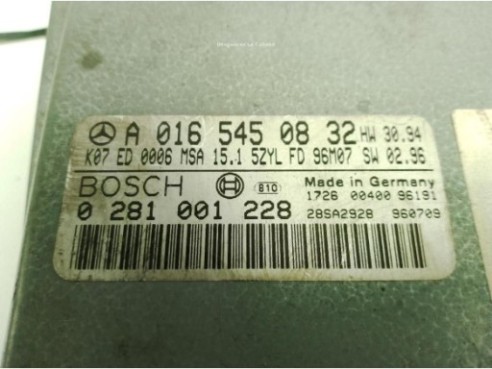 A0165450832, CENTRALITA MOTOR MERCEDES BENZ SinValor|Desguaces La Cabaña