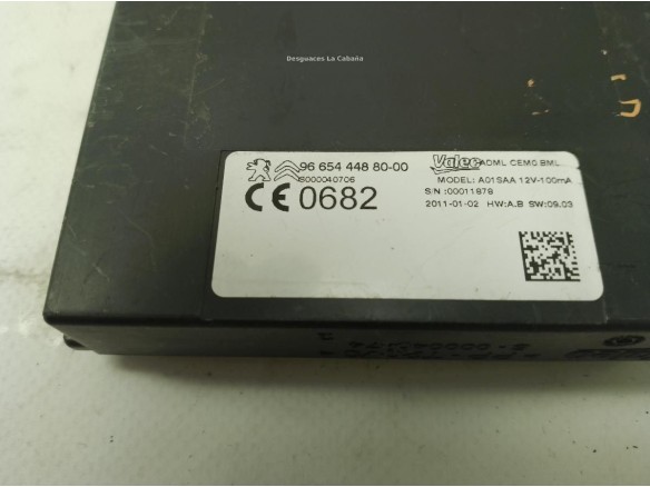 966544488000 CENTRALITA MOTOR PEUGEOT 508|Desguaces La Cabaña