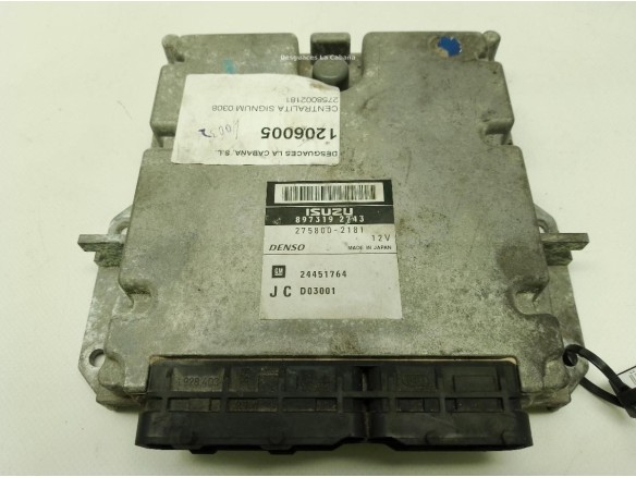 2758002181 CENTRALITA MOTOR OPEL SIGNUM Fastback (Z03)|Desguaces La Cabaña