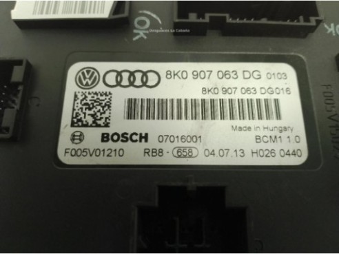 8K0907063DG, CENTRALITA MOTOR AUDI A4 (8K2, B8)|Desguaces La Cabaña