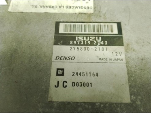 2758002181 CENTRALITA MOTOR OPEL SIGNUM Fastback (Z03)|Desguaces La Cabaña