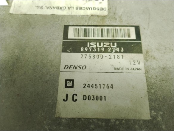 2758002181 CENTRALITA MOTOR OPEL SIGNUM Fastback (Z03)|Desguaces La Cabaña