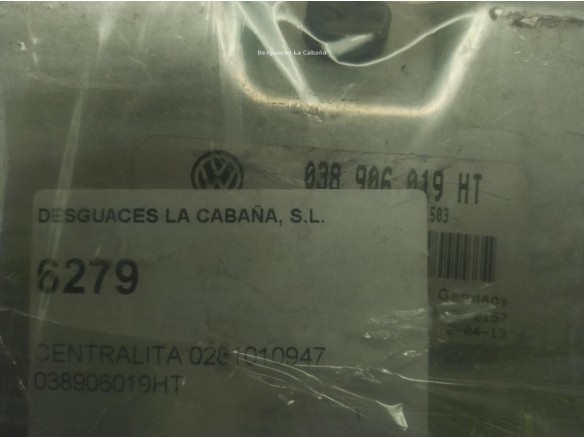 038906019HT,0281010947, CENTRALITA MOTOR SEAT SinValor|Desguaces La Cabaña