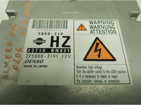 23710BN821, CENTRALITA MOTOR NISSAN ALMERA II (N16)|Desguaces La Cabaña