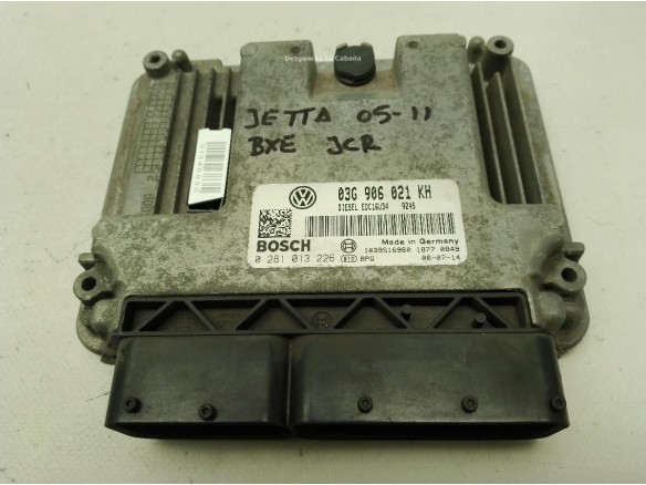 03G906021KH, 0281013226 CENTRALITA MOTOR VW JETTA III (1K2)|Desguaces La Cabaña