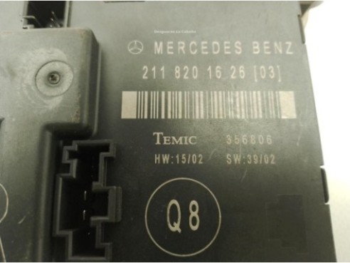 2118201626 CENTRALITA MOTOR MERCEDES BENZ CLASE E (W211)|Desguaces La Cabaña